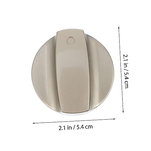Supvox 2 Stück Teiliges Ersatz Gasherd Drehknopf aus Hitzebeständigem Metall Passend Langlebiger Zinklegierungs Kontrollknopf für Einfache Ausschaltung Am Herd von Supvox