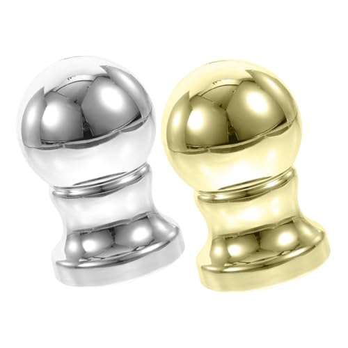 Supvox 2 Stück Teiliges Flaggenmast Kugelkopf Kunststoff Flagpole Topper in Gold und Silber Einfache Befestigung Dekorative Fahnenmast Endkappe Leichtes Kompaktes Design für Garten und Supvox 2 Stück Teiliges Flaggenmast Kugelkopf Kunststoff Flagpole Topper in Gold und Silber Einfache Befestigung Dekorative Fahnenmast Endkappe Leichtes Kompaktes Design für Garten und von Supvox