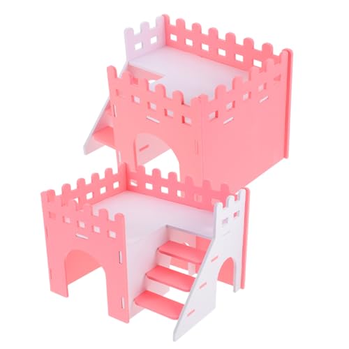 Supvox 2 Stück Teiliges Hamsterhaus mit Leiter Doppellagiges Meerschweinchen versteck Großes Kleintier spielhaus Geräumiges Haustierversteck für Zwerghamster Stabiles Sicheres Supvox 2 Stück Teiliges Hamsterhaus mit Leiter Doppellagiges Meerschweinchen versteck Großes Kleintier spielhaus Geräumiges Haustierversteck für Zwerghamster Stabiles Sicheres von Supvox