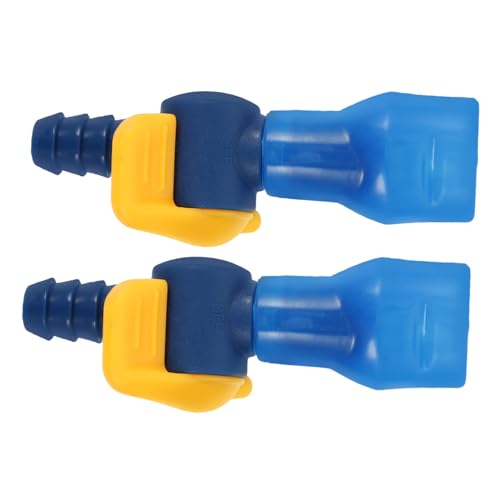 Supvox 2 Stück Teiliges Hydration Bladder Bissventil Ersatzset Auslaufsichere Wasserbeutel Verbindung Schnelle Installation Dichter Sitz für Trekking Camping Laufen Kompatibel mit von Supvox
