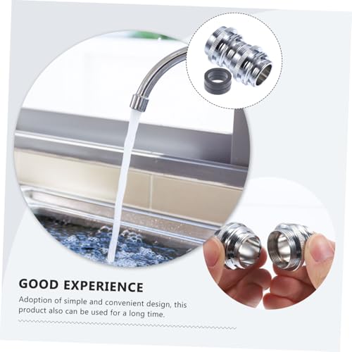 Supvox 2 Stück Wasserhahn Schlauchadapter Universeller Hahnverbinder für Küchenarmatur und Gartenwasserhahn Spritzfreier Anschluss für Gartenschlauch und Tragbare Waschgeräte von Supvox
