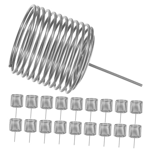 Supvox 20 Stück Edelstahl Bonsai Dünger Körbe für Orchideen und Blumen Zylindrische Pflanzgefäße mit Kontrollierter Nährstofffreisetzung Rostfrei Leicht zu Reinigen für Garten Büro von Supvox