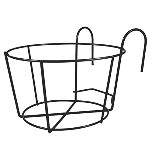 Supvox 2stücke Eisen Blumenampel Halterung Hängende Blumentopf Träger Für Balkon Und Garten Schwarz XL Robuste Blumenpot Shelf Für Pflanzen Und Dekoration von Supvox
