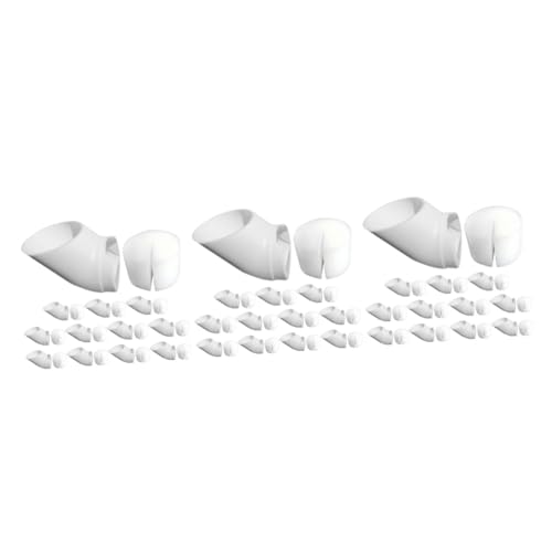 Supvox 3 Sätze Hydroponische Ausrüstung Wiederverwendbare Kaffeetasse Hydroponisches Pflanzsystem Hydroponischer Turm Wasserpflanzentopf Aquarium Hydrokultur-töpfe Anlage Plastik Weiß von Supvox