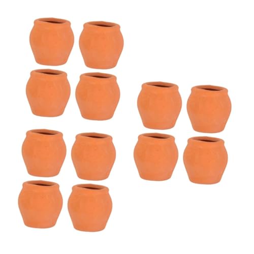 Supvox 3 Sätze Teiliges Mini Blumentopf Set Für Sukkulenten Kleine Pflanzschalen Wetterfestem Material Und Einfach Zu Pflegen Für Garten Balkon Und Zimmerdekoration 4 Stück * 3 von Supvox
