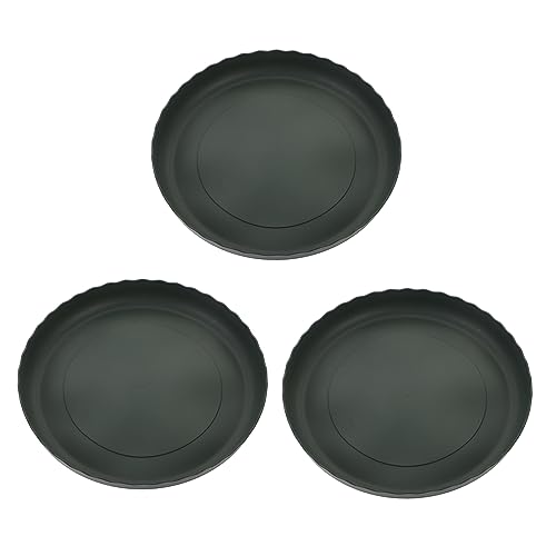 Supvox 3 Stück Pflanzentöpfe Untersetzer mit Korkbasis Tropfschale für Sukkulententöpfe und rutschfest für Garten Gallonen von Supvox