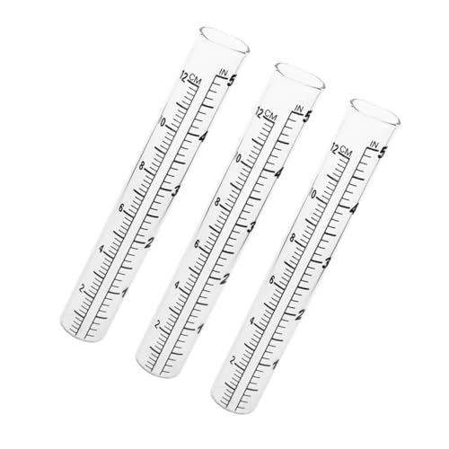 Supvox 3 Stück Regenmesser Ersatzglasrohr Transparent Frostbeständig Präzise Niederschlagsmessung Einfache Installation für Garten Wetterstation und Landwirtschaft Geeignet Supvox 3 Stück Regenmesser Ersatzglasrohr Transparent Frostbeständig Präzise Niederschlagsmessung Einfache Installation für Garten Wetterstation und Landwirtschaft Geeignet von Supvox