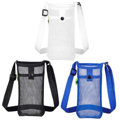 Supvox 3 Stück Verstellbare Mesh Tragebeutel für Outdoor Aktivitäten Sport und Reisen für Familie und Freunde von Supvox
