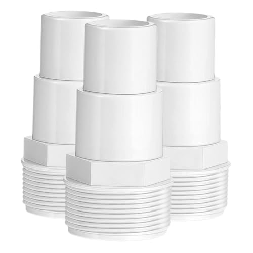 Supvox 3stücke Teiliges Langlebiger Poolpumpenadapter Universeller Pumpenadapter Für Oberirdische Pools Gewindeanschluss Für Poolfilter Installieren Für Zuverlässigen von Supvox