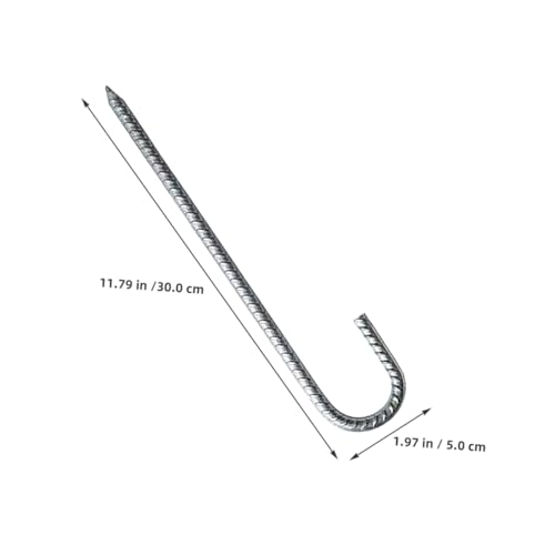 Supvox 4 STÜCKE Teiliges Verzinkte U Erdanker aus Langlebigem Stahl Lange Zeltheringe für Garten Camping Trampoline und Outdoor Rostbeständig Leicht zu Handhaben und Vielseitig Supvox 4 STÜCKE Teiliges Verzinkte U Erdanker aus Langlebigem Stahl Lange Zeltheringe für Garten Camping Trampoline und Outdoor Rostbeständig Leicht zu Handhaben und Vielseitig von Supvox