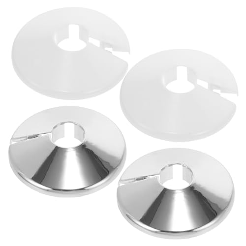Supvox 4 Stück Dreieckige dekorative Ventilabdeckung abdeckhaube einbau begleitheizung für wasserleitung Stecker Rohr Herdabdeckplatte Deckblatt Duschabdeckung Duschflansch tauschen PVC von Supvox