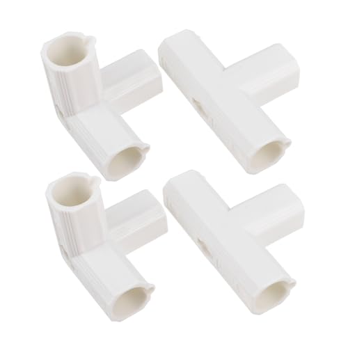 Supvox 4 Stücke Ersatz Anschlüsse 3-Weg PVC Ellenbogen Armaturen Für Indoor Laufstall Zubehör Supvox 4 Stücke Ersatz Anschlüsse 3-Weg PVC Ellenbogen Armaturen Für Indoor Laufstall Zubehör von Supvox