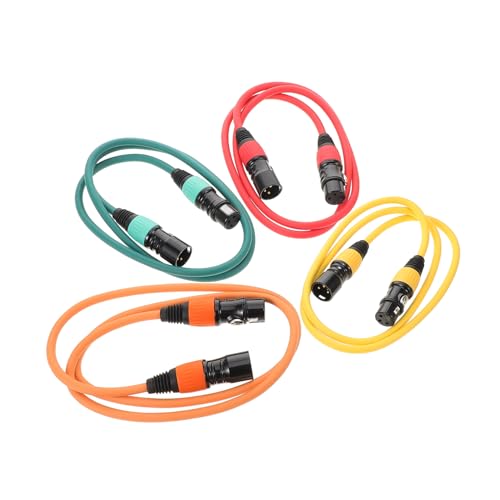 Supvox 4 Stück Mikrofonkabel Teiliges Set Balanced Xlr Kabel Männlich zu Weiblich Leicht und Flexibel für Auftritte für Stabile Audioübertragung Supvox 4 Stück Mikrofonkabel Teiliges Set Balanced Xlr Kabel Männlich zu Weiblich Leicht und Flexibel für Auftritte für Stabile Audioübertragung von Supvox