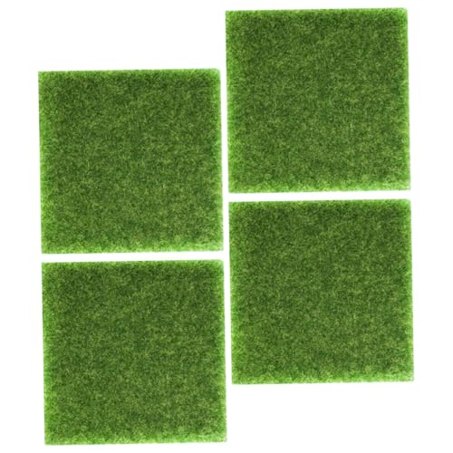 Supvox 4 Stück Teiliges Künstliches Grasmatten Realistisch Wirkende Miniatur Dekorationsmatte für DIY Garten Puppenhaus Landschaftsbau und Indoor Outdoor Supvox 4 Stück Teiliges Künstliches Grasmatten Realistisch Wirkende Miniatur Dekorationsmatte für DIY Garten Puppenhaus Landschaftsbau und Indoor Outdoor von Supvox