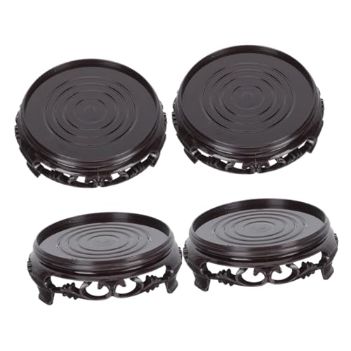Supvox 4 Stück Teiliges Pflanzenständer Runde Vase Sockel mit Glatter Oberfläche Robustes Blumenständer Display für Tisch Langlebig Kratzfest Geeignet für Verschiedene Blumentöpfe Supvox 4 Stück Teiliges Pflanzenständer Runde Vase Sockel mit Glatter Oberfläche Robustes Blumenständer Display für Tisch Langlebig Kratzfest Geeignet für Verschiedene Blumentöpfe von Supvox