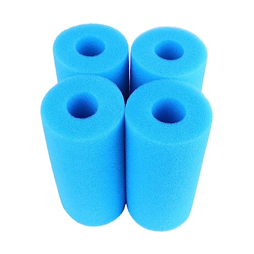 Supvox 4 Stück Teiliges Schwammfilter Blau Wiederverwendbarer Waschbarer Poolfilter Schwammzylinder für Effiziente Wasserfiltration und Lange Nutzungsdauer Supvox 4 Stück Teiliges Schwammfilter Blau Wiederverwendbarer Waschbarer Poolfilter Schwammzylinder für Effiziente Wasserfiltration und Lange Nutzungsdauer von Supvox