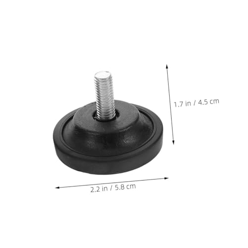Supvox 4 Stück Verstellbare Nivellierfüße mit Rutschfestem Gummipolster Robuste Möbel Trainingsgerätefüße Vibrationsdämpfend Höhenverstellbar Geeignet für Laufbänder Stühle und Supvox 4 Stück Verstellbare Nivellierfüße mit Rutschfestem Gummipolster Robuste Möbel Trainingsgerätefüße Vibrationsdämpfend Höhenverstellbar Geeignet für Laufbänder Stühle und von Supvox