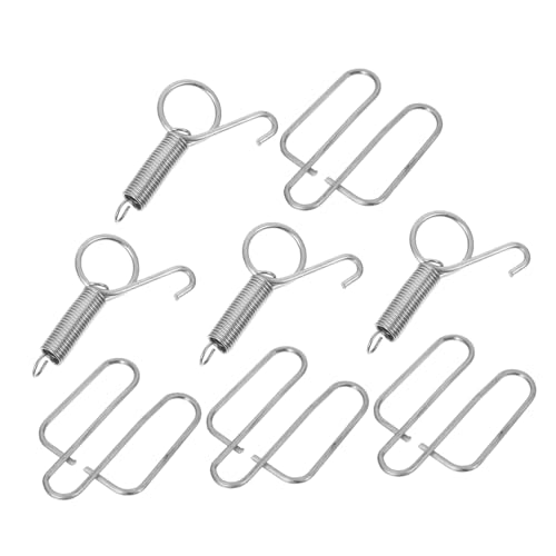 Supvox 5 Sätze Kaninchenkäfig Türfedern aus Metall mit Zinkbeschichtung Stabile Verschlussbügel und Futterhalter für Kleine Tierkäfige Einfache Montage Sicheres Schließen und Optimiertes Supvox 5 Sätze Kaninchenkäfig Türfedern aus Metall mit Zinkbeschichtung Stabile Verschlussbügel und Futterhalter für Kleine Tierkäfige Einfache Montage Sicheres Schließen und Optimiertes von Supvox