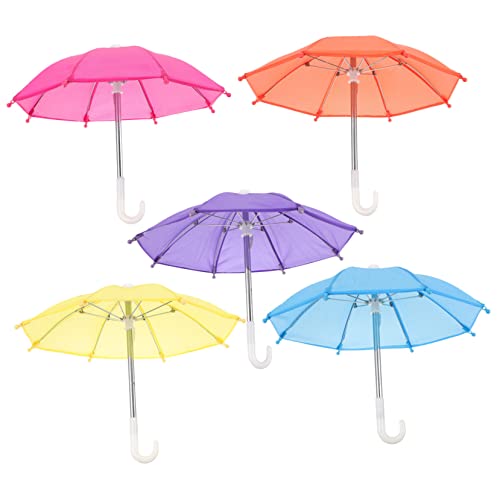 Supvox 5 Stück Miniatur Puppenschirme Dekorative Regenschirme für DIY Mini Häuser Vielseitige Nutzung Langlebig Gefertigt Realistische Designs Supvox 5 Stück Miniatur Puppenschirme Dekorative Regenschirme für DIY Mini Häuser Vielseitige Nutzung Langlebig Gefertigt Realistische Designs von Supvox