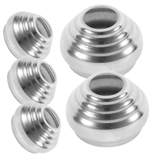 Supvox 5 Stück Teiliges Gartenkugelhalter Hohlkugel Ständer Rostfrei für Fahnenmast Außen Geeignet Supvox 5 Stück Teiliges Gartenkugelhalter Hohlkugel Ständer Rostfrei für Fahnenmast Außen Geeignet von Supvox