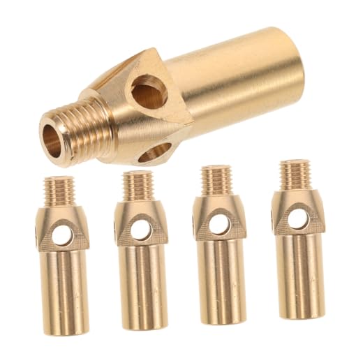 Supvox 5 Stück Teiliges Schwere Messing gasdüsen für Industrie Bergbauöfen Präzise Gefertigte Brennerdüsen Vielseitig Einsetzbar für Gasherde und Gasgeräte Langlebig und Einfach zu Supvox 5 Stück Teiliges Schwere Messing gasdüsen für Industrie Bergbauöfen Präzise Gefertigte Brennerdüsen Vielseitig Einsetzbar für Gasherde und Gasgeräte Langlebig und Einfach zu von Supvox