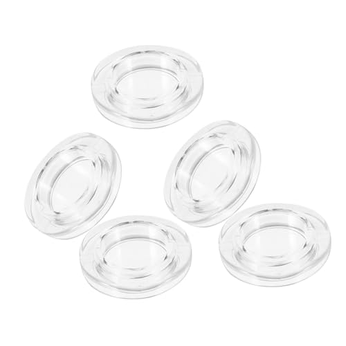 Supvox 5 Stück Teiliges Transparenter Schirmlochring mit Kappe Geeignet für Terrassentische Schützt vor Schmutz und Wasser Einfach zu Reinigen für Outdoor-Tische und Garten von Supvox