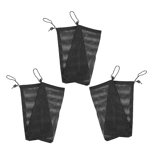 Supvox 6 Stück Aquarium Filterbeutel mit Zugband Hochwertige Filtrationsmaterial Tasche für Fischbecken Schwarz und Praktische Netzbeutel für Effektive Wasserfiltration von Supvox