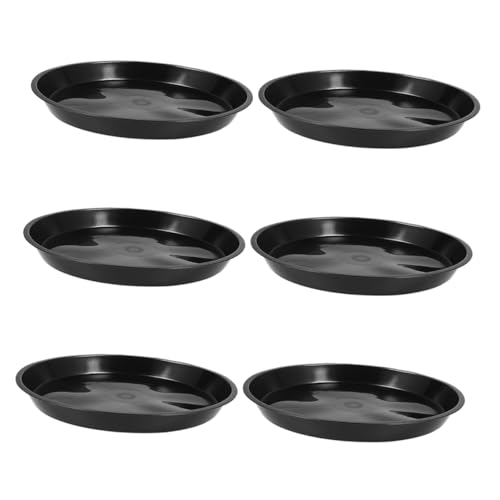Supvox 6 Stück Blumentopf Untersetzer Kunststoff Drainageschale Topf Tropfschalen Pflanzteller Tropfschalen Für Topfpflanzen Blumentopf Bodenschale Pflanzentopf Wasserschale Runde von Supvox