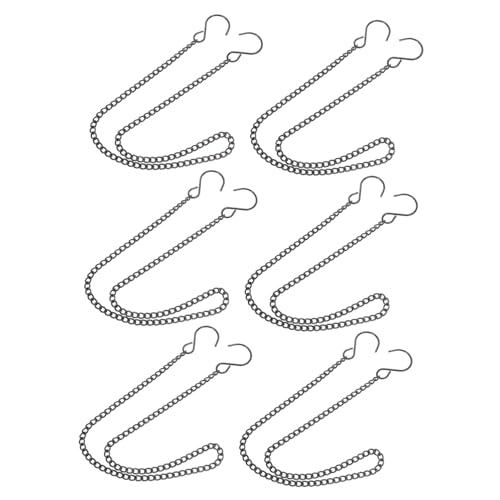 Supvox 6 Stück Hängende Ketten für Pflanzen und Vogelhäuser Teiliges Set Robustem Metall mit Haken für Blumentöpfe Laternen und Windspiele Supvox 6 Stück Hängende Ketten für Pflanzen und Vogelhäuser Teiliges Set Robustem Metall mit Haken für Blumentöpfe Laternen und Windspiele von Supvox
