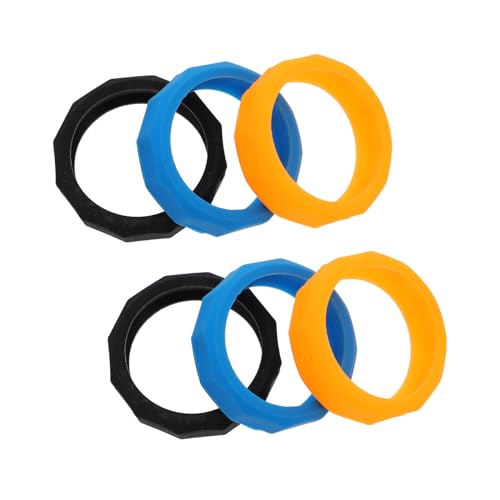 Supvox 6 Stück Mikrofon Roll Ringe Teiliges aus Silikon Rutschfeste Schutzringe Schwarz Blau und Orange für Bars und Ktv Langlebig und Einfach zu Bedienen Supvox 6 Stück Mikrofon Roll Ringe Teiliges aus Silikon Rutschfeste Schutzringe Schwarz Blau und Orange für Bars und Ktv Langlebig und Einfach zu Bedienen von Supvox