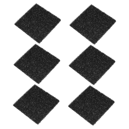 Supvox 6 Stück Müll kann filtern Küchenabfallfilter Schwammfilter für Kompost -Eimer Aktivkohlefilter für Komposteimer Kompostfilter Kompostkohlefilter Filter-Ersatzpad Schwarz von Supvox