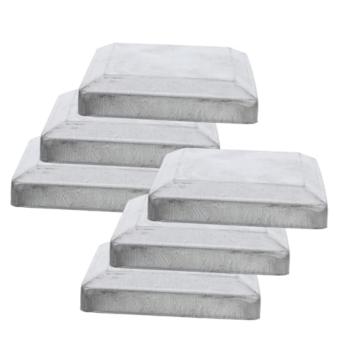 Supvox 6 Stück Quadratische Zaunpfostenkappen Wetterfest Schützt Pfosten aus Metall Einfache Befestigung Dekorative Endkappen für Gartenzaun und Geländer Supvox 6 Stück Quadratische Zaunpfostenkappen Wetterfest Schützt Pfosten aus Metall Einfache Befestigung Dekorative Endkappen für Gartenzaun und Geländer von Supvox