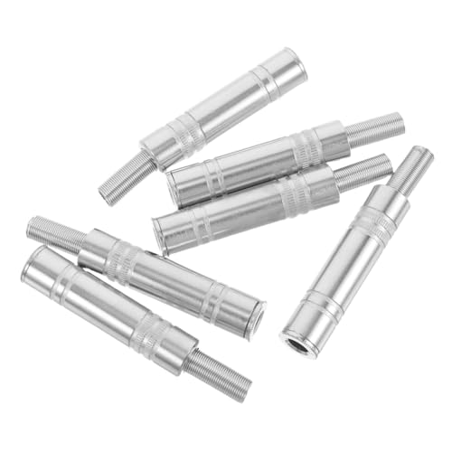Supvox 6 Stück Teiliges Audio Coupler Female zu Female Stereo Adapter für Lautsprecher Mikrofon und Robuste Metallkonstruktion für Optimale Klangübertragung und Langlebige Nutzung von Supvox