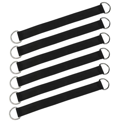 Supvox 6 Stück Teiliges Hängemattengurte aus Hochwertigem Polyester mit Karabinern Robuste Baumschaukel Aufhängung Einfach Montierbar Vielseitig Einsetzbar für Camping Outdoor Sicher für von Supvox
