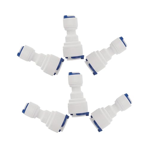Supvox 6 Stück Teiliges Schnellanschluss Kunststoff Wasserrohr Verbinder Push To Connect Fittings für Wasserfilter Schlauchadapter und Werkzeugfrei Installation Supvox 6 Stück Teiliges Schnellanschluss Kunststoff Wasserrohr Verbinder Push To Connect Fittings für Wasserfilter Schlauchadapter und Werkzeugfrei Installation von Supvox