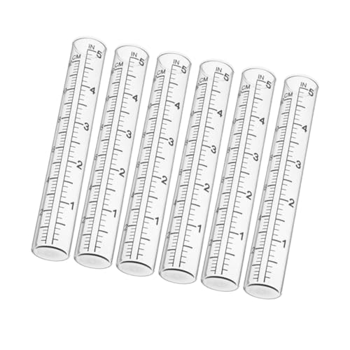 Supvox 6 Stück Teiliges Transparentes Regenmesser Ersatzglasrohr für Garten und Präzise Wasserstandsanzeige Einfache Wetterbeständig Kompatibel mit Standard regenmessern Supvox 6 Stück Teiliges Transparentes Regenmesser Ersatzglasrohr für Garten und Präzise Wasserstandsanzeige Einfache Wetterbeständig Kompatibel mit Standard regenmessern von Supvox