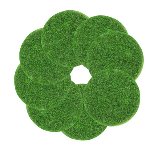 Supvox 8 Stück Teiliges Miniatur Rasenmatte Künstliches Gras für Puppenhaus und Feengärten Sicherem Langlebigem Material von Supvox