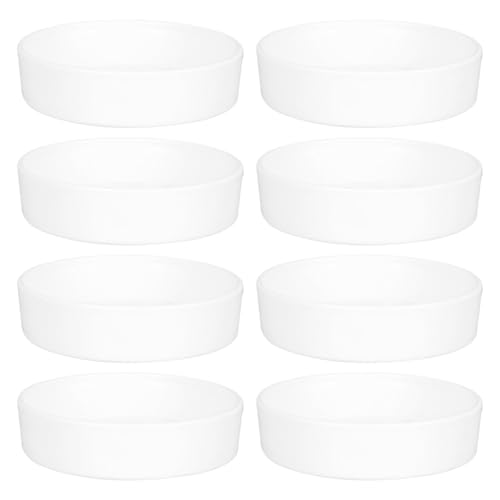 Supvox 8 Stück Teiliges Pflanzentopf untersetzer Robustem Kunststoff Runde Blumentopf Basis Wasserfest und Schmutzabweisend für Innen Außenbereich Balkon und Garten Geeignet von Supvox