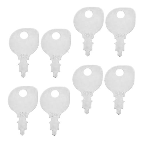 Supvox 8 Stück Teiliges Zündschloss Ersatzschlüssel Kompatibel mit Kubota Rasenmäher Traktoren Robuste Nutzfahrzeugschlüssel für Landwirtschaftliche Maschinen Einfache Identifikation Supvox 8 Stück Teiliges Zündschloss Ersatzschlüssel Kompatibel mit Kubota Rasenmäher Traktoren Robuste Nutzfahrzeugschlüssel für Landwirtschaftliche Maschinen Einfache Identifikation von Supvox