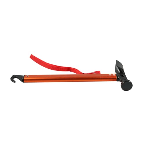 Supvox Aluminiumlegierung Zelt Hammer Orange Camping Heringzieher Outdoor Hering Hammer für Zeltheringe und Camping Zubehör von Supvox