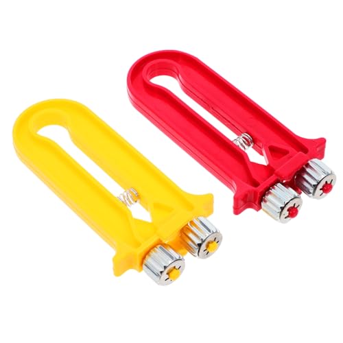 Supvox Beehive Frame Wire Crimper mit Ergonomischem Griff Langlebiges Imker Werkzeug für Präzises Spannen und Fixieren von Bienenstockrahmen Vielseitiger Drahtspanner für Teiliges Gelb von Supvox