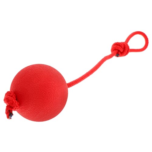 Supvox Bissfester Hundespielzeug Ball aus Vollgummi mit Elastischem Seil Robustes Trainingsspielzeug für Welpen und Hunde Langlebiger Naturkautschuk Wurf Apportierball Zufällige Farbe Supvox Bissfester Hundespielzeug Ball aus Vollgummi mit Elastischem Seil Robustes Trainingsspielzeug für Welpen und Hunde Langlebiger Naturkautschuk Wurf Apportierball Zufällige Farbe von Supvox