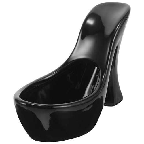 Supvox Blumentopf Einzigartiger Übertopf In High-Heel-Form Für Sukkulenten Keramik-Blumentopf Kaktustopf Dekorative Blumenvase Schuhe Skulptur Bonsai-Topf Pflanzenbehälter von Supvox