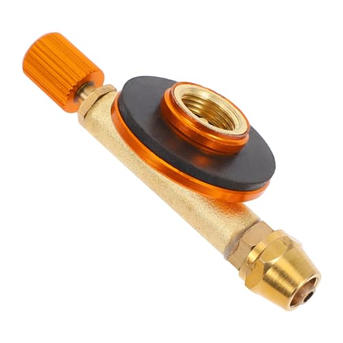 Supvox Camping Gaskocher Adapter Schlauchventil Flexibler Gasflaschen Leichter Outdoor Kocher Adapter für Camping Wandern Picknick und Notfallgebrauch von Supvox