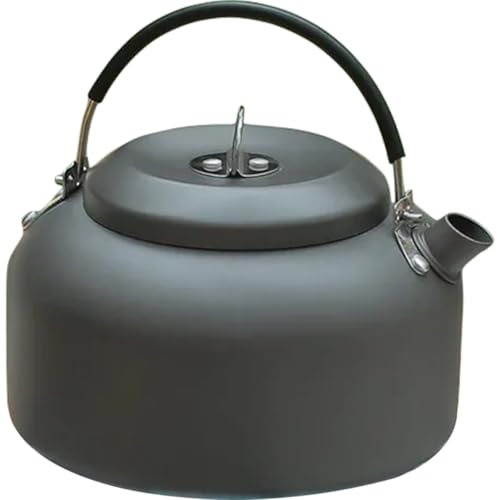 Supvox Camping Wasserkessel aus Aluminiumlegierung Leichter Robuster Outdoor Wasserkocher Hitzebeständig Kompakt Multifunktional für Camping Tee Kaffee Reisen und Zuhause von Supvox