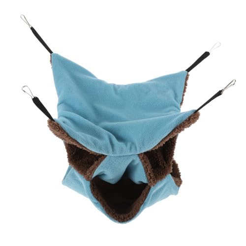 Supvox DREI Schichten plüsch hängematte für Hamster Komfortables Atmungsaktives Kleintierbett mit Haken Kleintierschlafplatz für Hamster Ratten und Chinchillas Supvox DREI Schichten plüsch hängematte für Hamster Komfortables Atmungsaktives Kleintierbett mit Haken Kleintierschlafplatz für Hamster Ratten und Chinchillas von Supvox