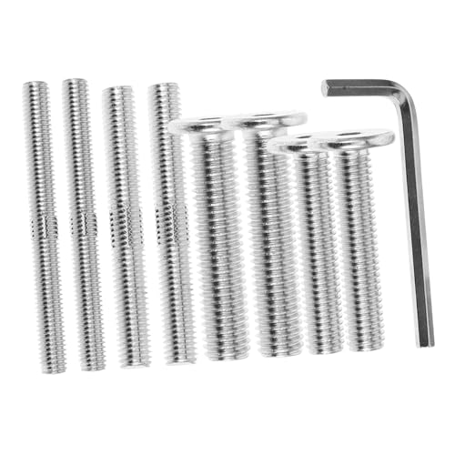 Supvox Doppelgewindebolzen Schrauben für Katzenkratzbaum Zubehör Vollgewinde Flachkopf mit Innensechskant Schlüssel Stabile Verbindung Langlebig Supvox Doppelgewindebolzen Schrauben für Katzenkratzbaum Zubehör Vollgewinde Flachkopf mit Innensechskant Schlüssel Stabile Verbindung Langlebig von Supvox