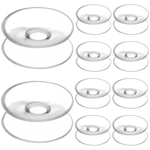 Supvox Doppelseitige Saugnäpfe – 10 Stück 30 Mm Transparente Silikon-saugpads für Glas/spiegel/wand/tisch (1,18 Zoll) – Mehrzweck-aufhängehaken Und Abstandshalter für Die Organisation von von Supvox
