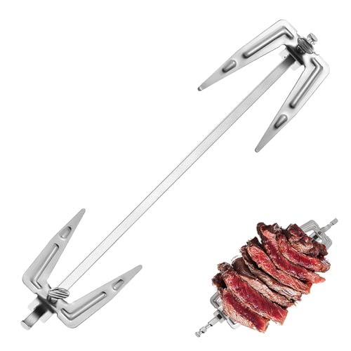 Drehspieß Edelstahl Grillgabel Universal FüR Luftfritteuse, Gasgrill Und Elektrogrill - 25 cm Rotisserie-Spieß FüR Fleisch, Fisch Und GemüSe Drehspieß Edelstahl Grillgabel Universal FüR Luftfritteuse, Gasgrill Und Elektrogrill - 25 cm Rotisserie-Spieß FüR Fleisch, Fisch Und GemüSe von Supvox