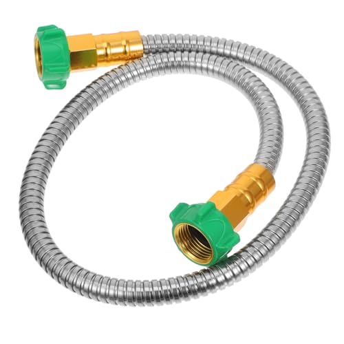 Supvox Edelstahl Gartenschlauchverbindung Robust Sicher Zuverlässig Vielseitig für Garten und Waschmaschine von Supvox